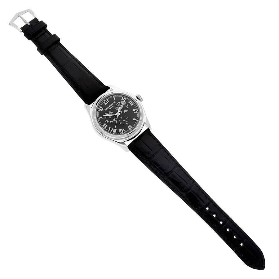 Platin-Herrenuhr 5035P mit Jahreskalender und Komplikationen von Patek Philippe im Angebot 6