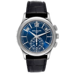 Patek Philippe Complications Annual Calendar Platinum Watch 5905 Box Papers
