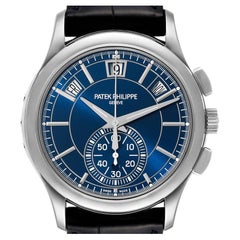 Used Patek Philippe Complications Annual Calendar Platinum Watch 5905 Box Papers