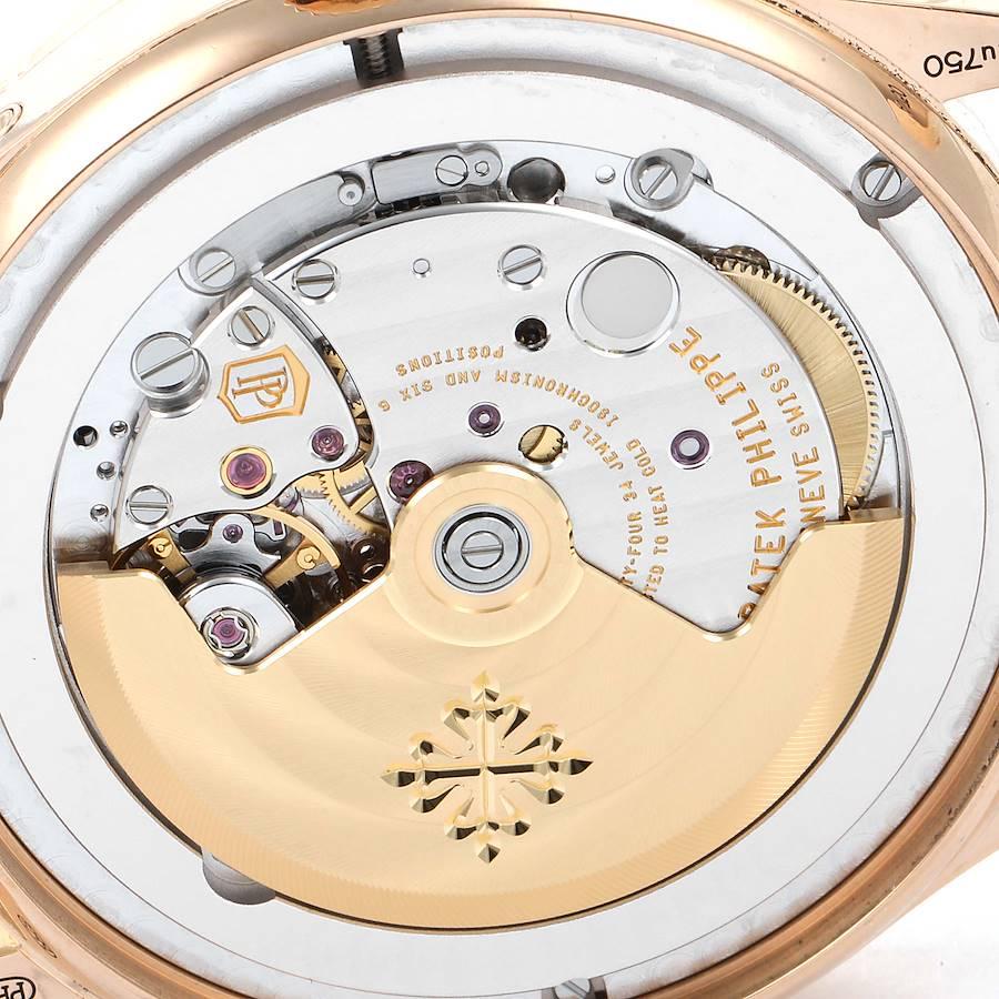 Patek Philippe Complications Annual Calendar Rose Gold Diamond Watch 5396 For Sale 3