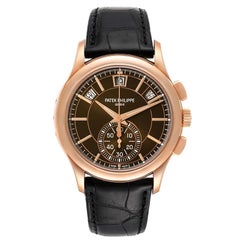 Patek Philippe Complications Annual Calendar Rose Gold Watch 5905 Box Papers