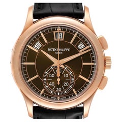 Patek Philippe Complications Annual Calendar Rose Gold Watch 5905 Box Papers