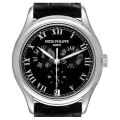 Montre pour homme Patek Philippe Complications en or blanc avec calendrier annuel et calendrier 5035G