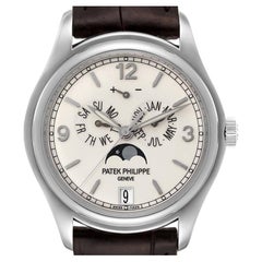 Used Patek Philippe Complications Annual Calendar White Gold Mens Watch 5146G