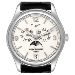 Used Patek Philippe Complications Annual Calendar White Gold Mens Watch 5146G