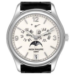 Patek Philippe Complications Annual Calendar White Gold Mens Watch 5146G