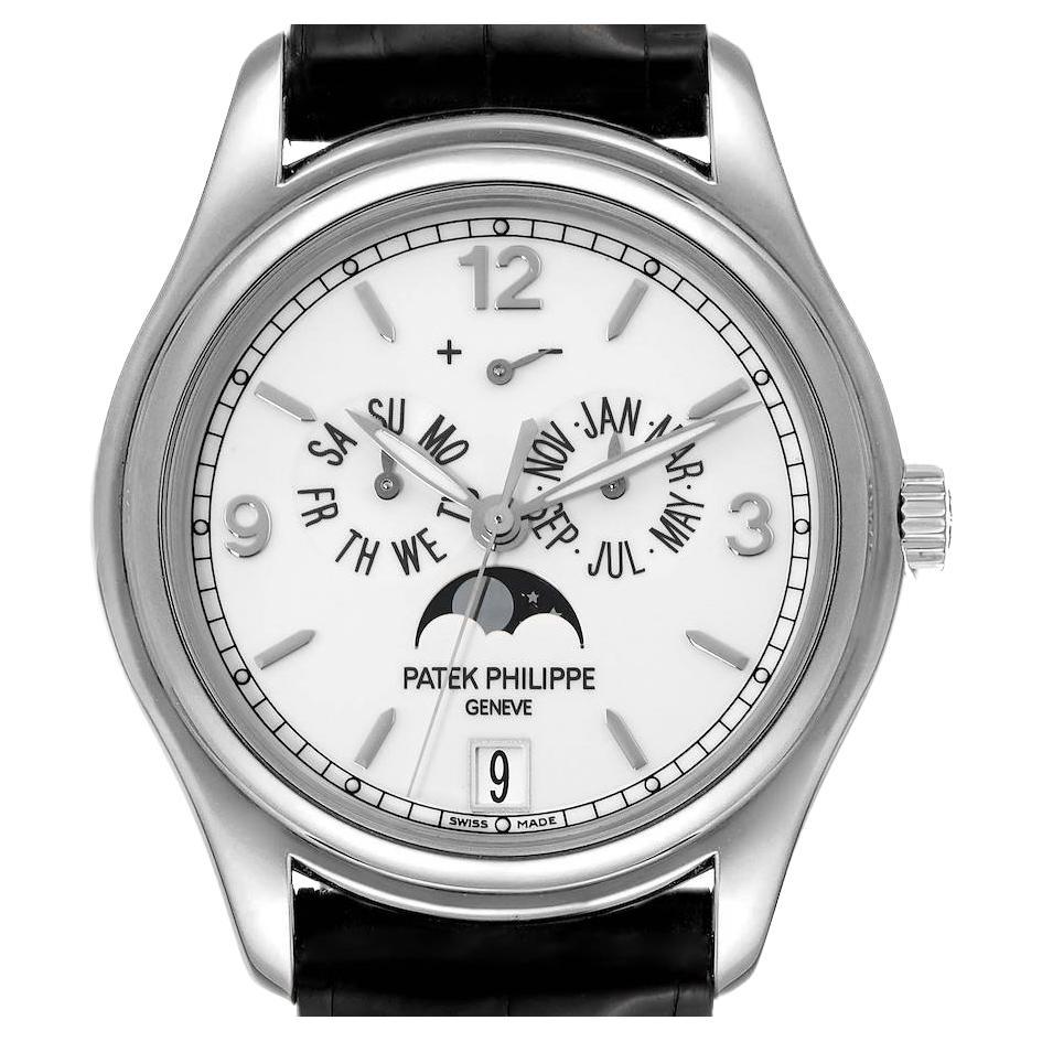 Patek Philippe Complications Annual Calendar White Gold Mens Watch 5146G For Sale