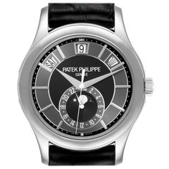 Patek Philippe Complications Annual Calendar White Gold Mens Watch 5205