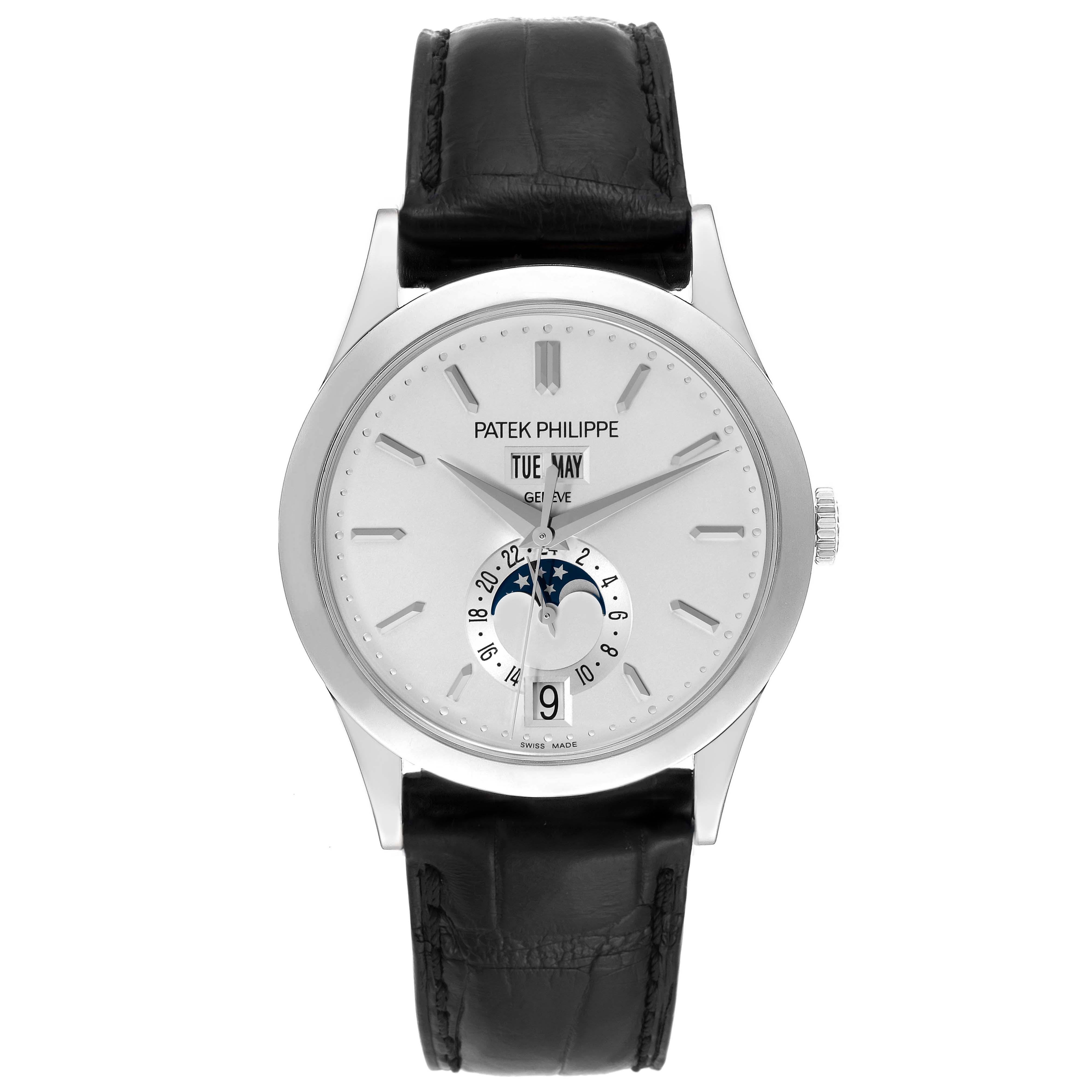 Patek Philippe Complications Annual Calendar White Gold Mens Watch 5396 For Sale 3