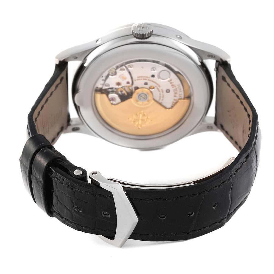 Weißgold-Herrenuhr 5396 mit Jahreskalender und Komplikationen von Patek Philippe im Angebot 5