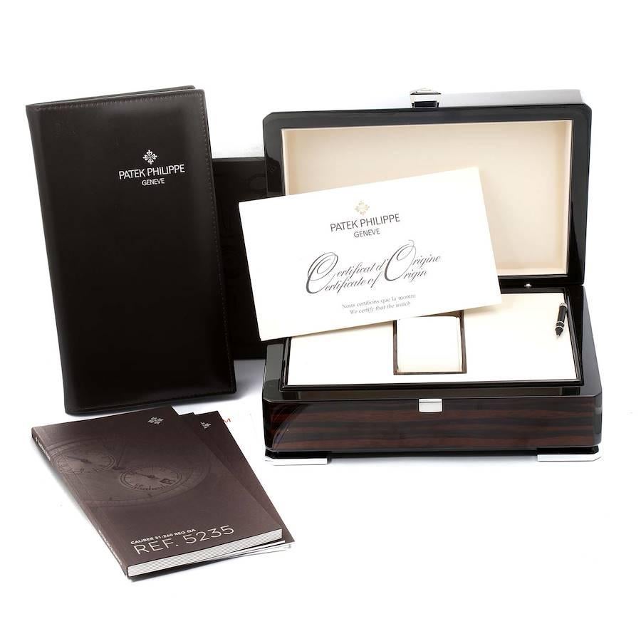 Patek Philippe Complications Annual Calendar Platinum Watch 5960 Box Papers For Sale 3