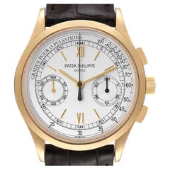 Patek Philippe Complications Chronograph 18k Yellow Gold Mens Watch 5170