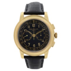 Used Patek Philippe Complications Chronograph Yellow Gold Hand Wind Watch 5070J-001