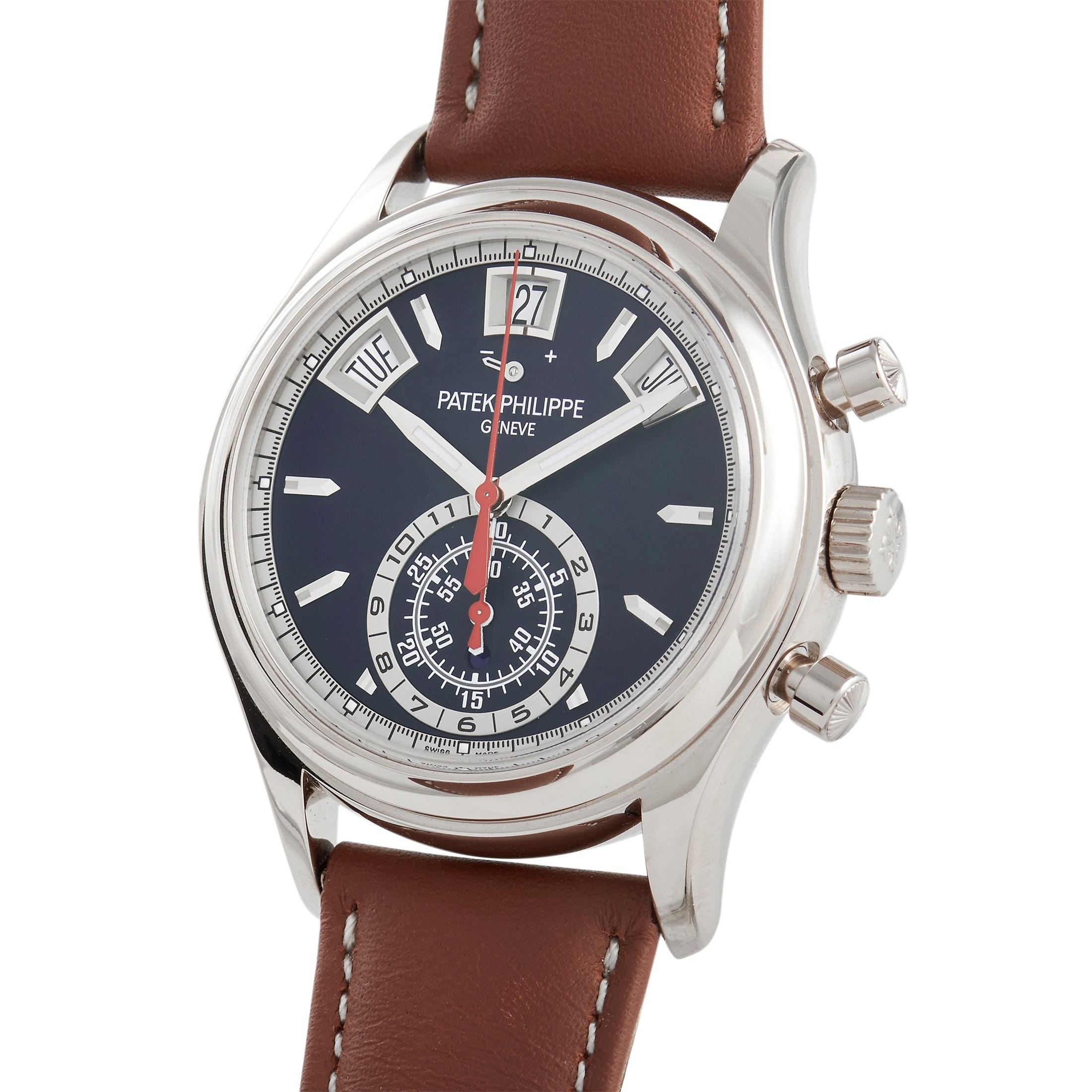 Patek Philippe Komplikationen Flyback Chronograph Uhr 5960/01G-001 im Zustand „Neu“ in Southampton, PA