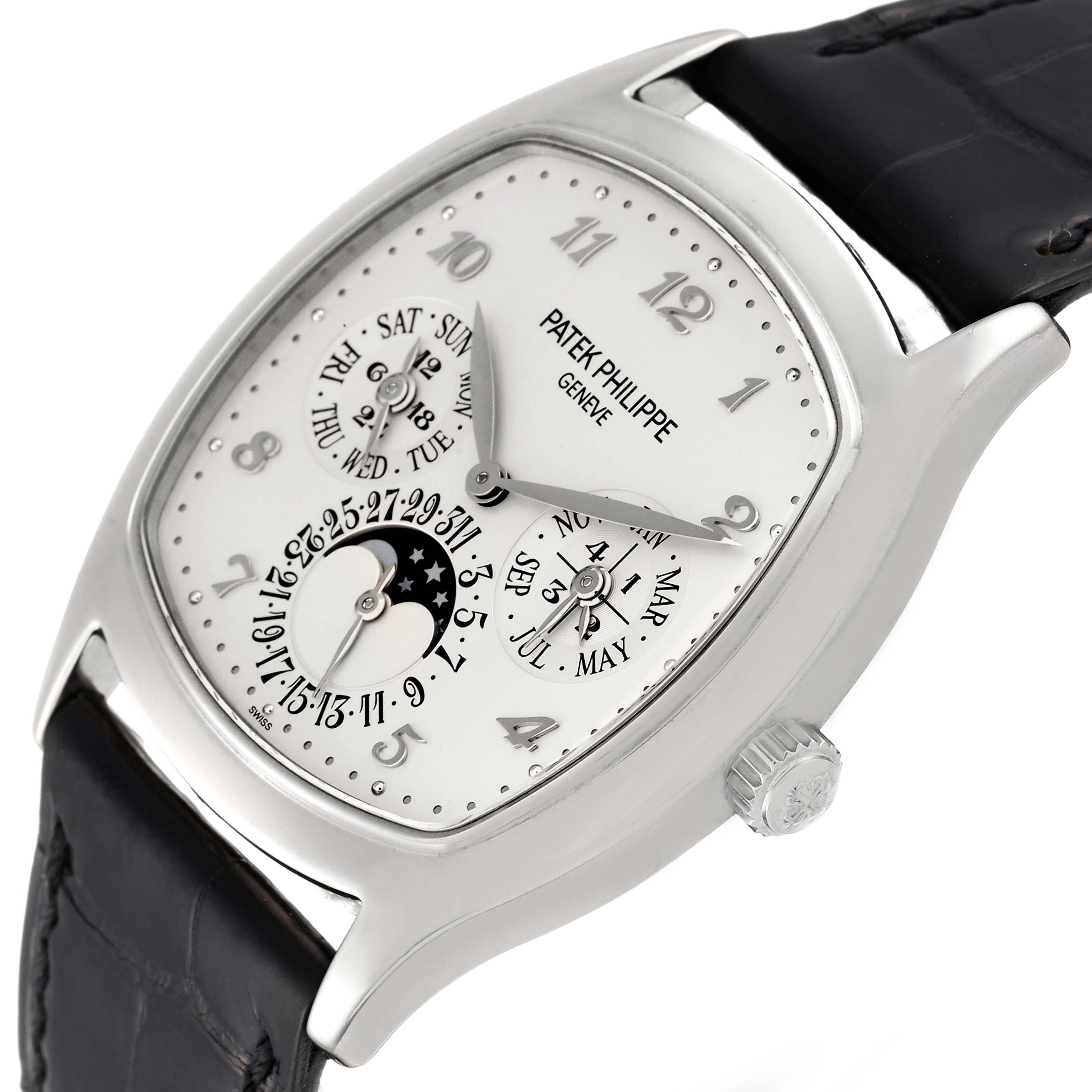 Patek Philippe Complications Perpetual Calendar White Gold Watch 5940 Box Papers 4