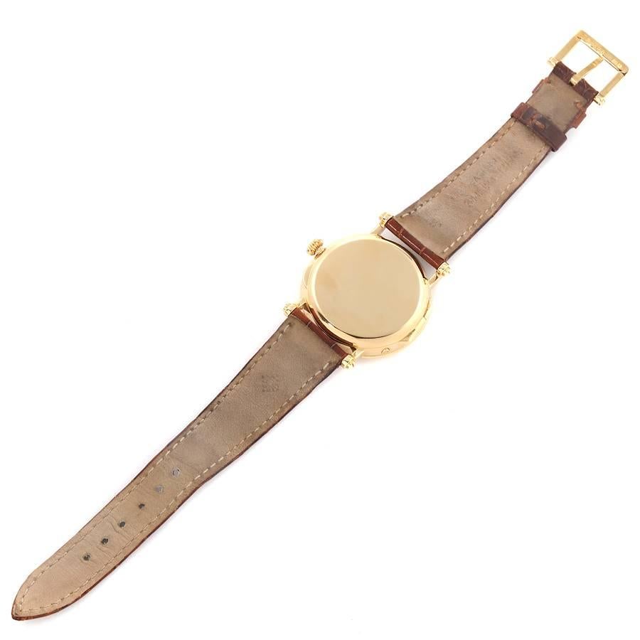 Patek Philippe Complications Réserve de marche Phase de lune Or jaune Montre homme 5054 3