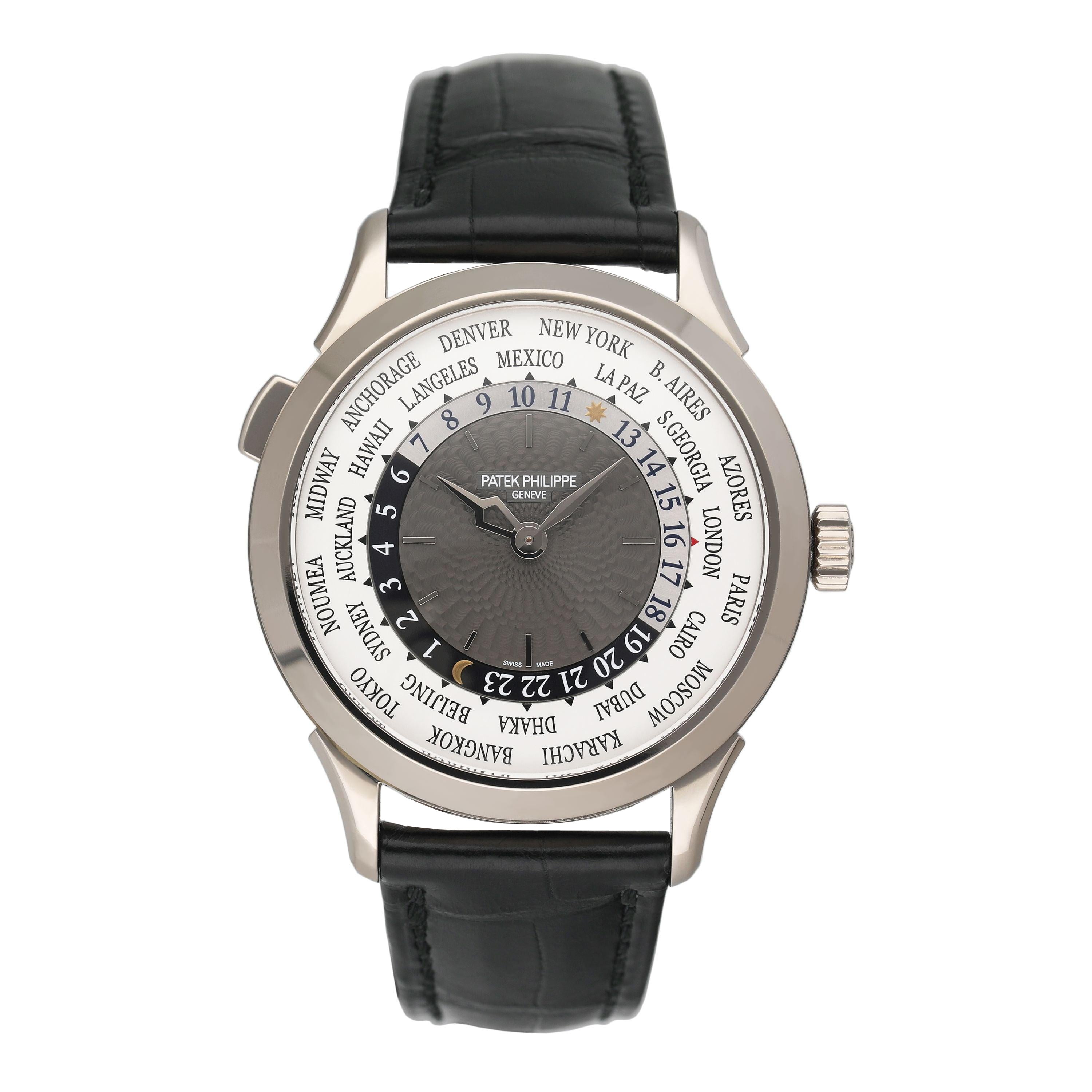 Patek Philippe Komplikationen Weltzeit 5230G Herrenuhr Box Papiere