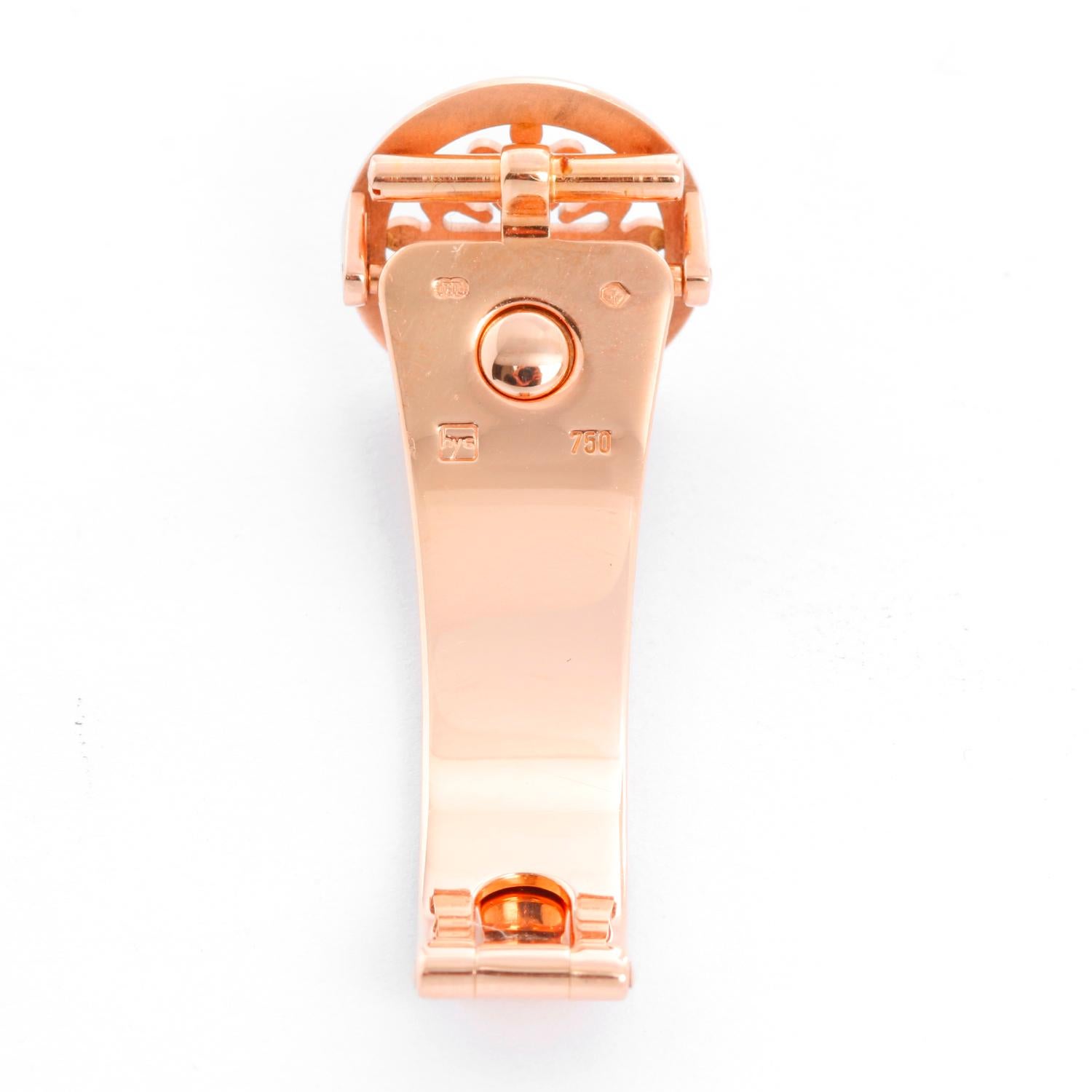 Patek Philippe Deployant Buckle 18K Rose Gold - 18K Rose Gold deployant buckle will fit a 14mm strap band.