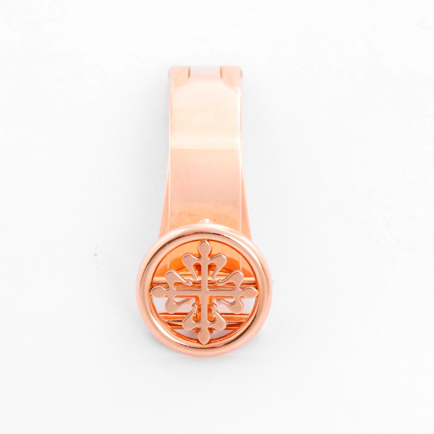 Women's or Men's Patek Philippe Deployant Buckle 18 Karat Rose Gold