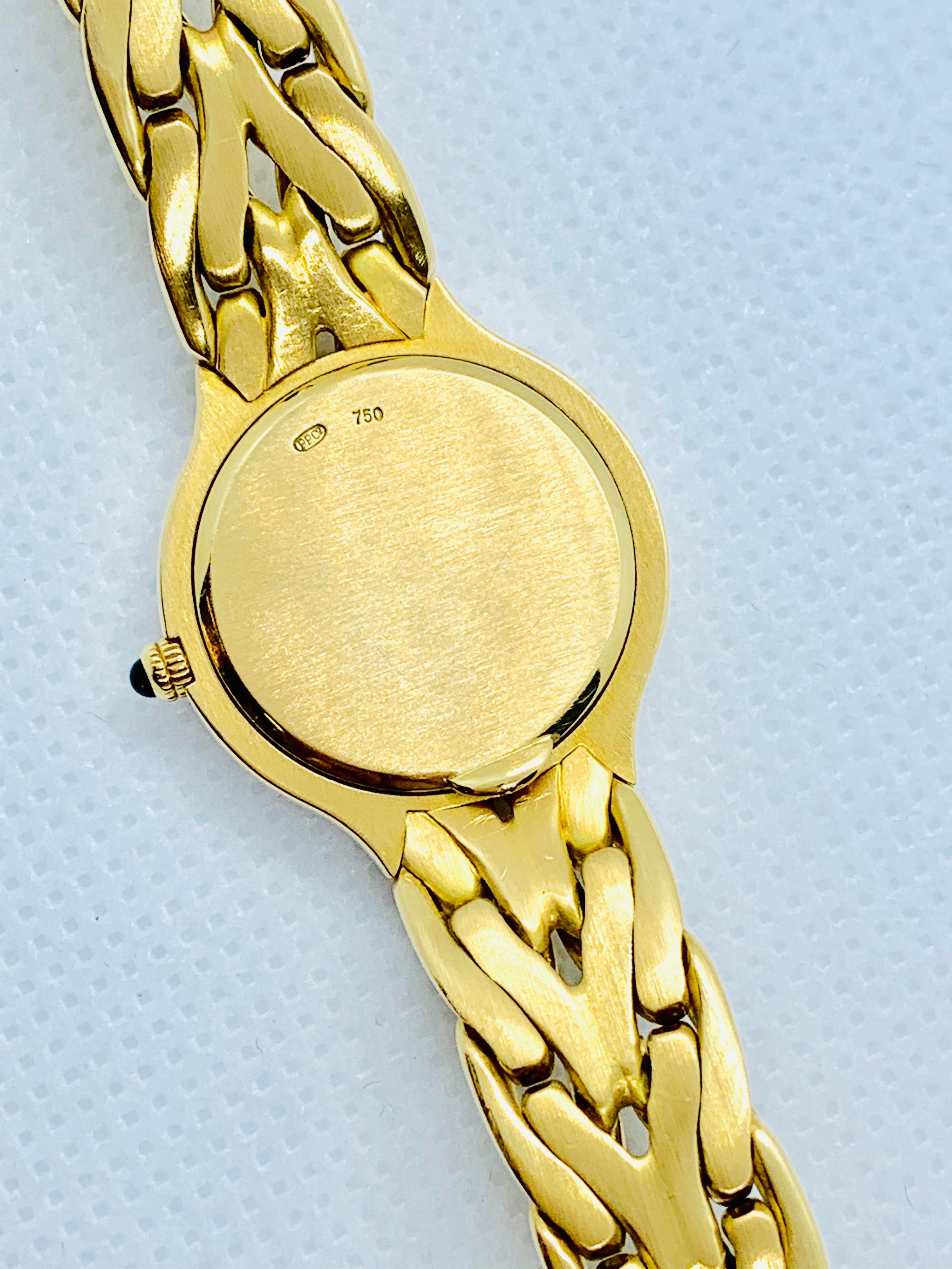 Patek Philippe Diamond and 18 Karat Yellow Gold La Flamme Ladies Watch 6