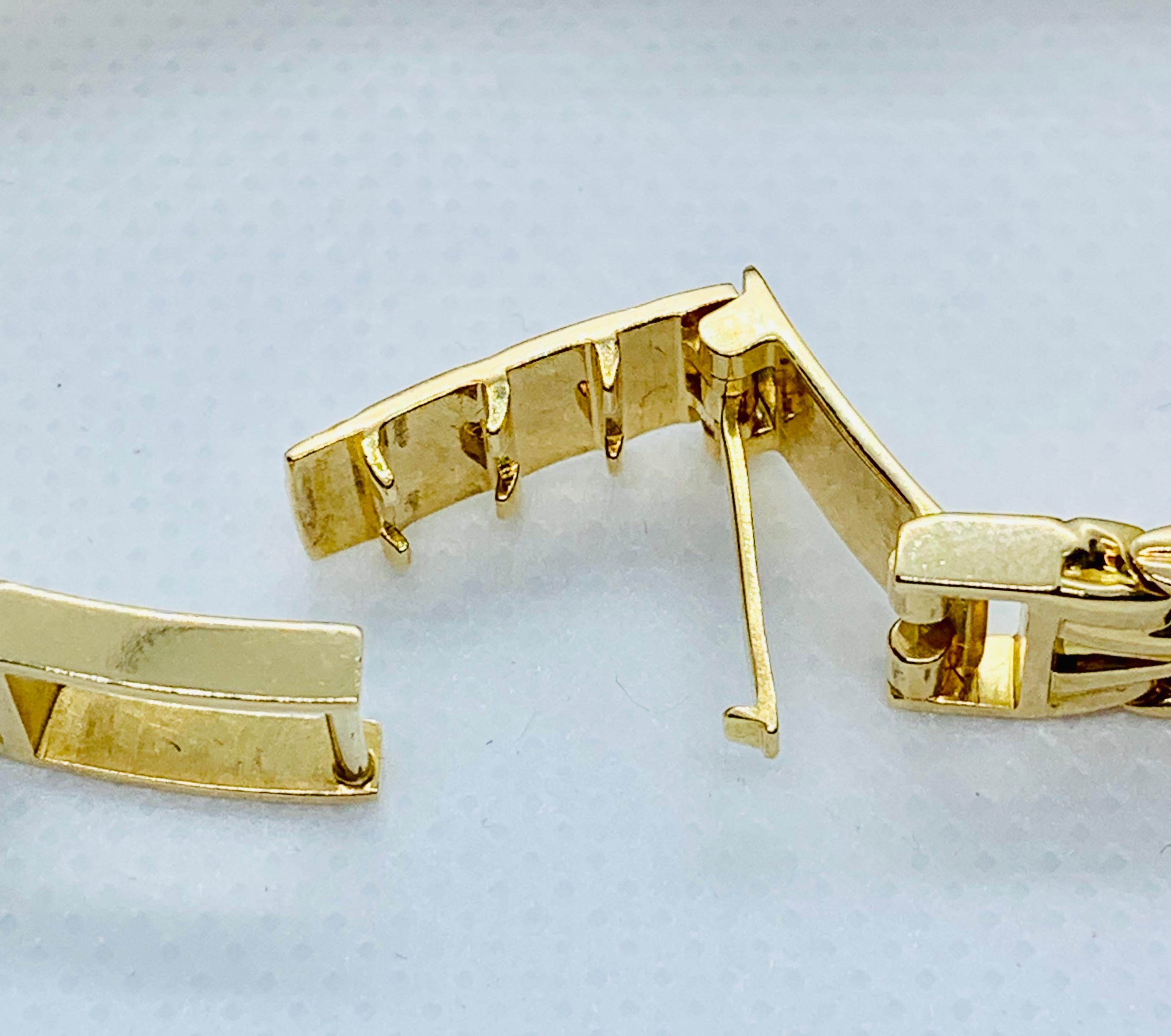 Patek Philippe Diamond and 18 Karat Yellow Gold La Flamme Ladies Watch 8