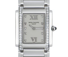 Patek Philippe Diamond Set Stainless Steel Twenty4 4910/10A-011 Watch