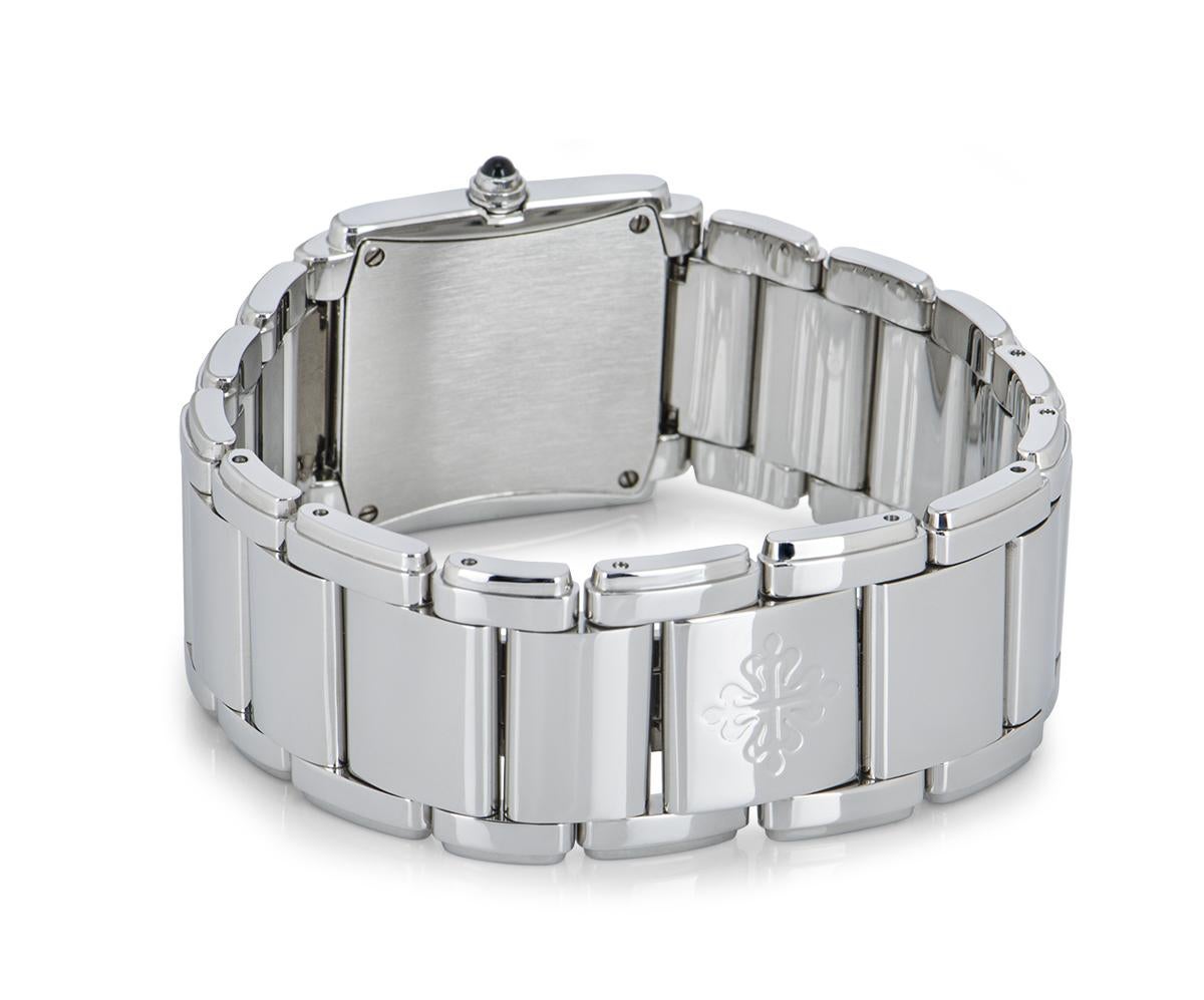 Patek Philippe Diamond Set Stainless Steel Twenty4 4910/10A-011 Watch In Excellent Condition In London, GB