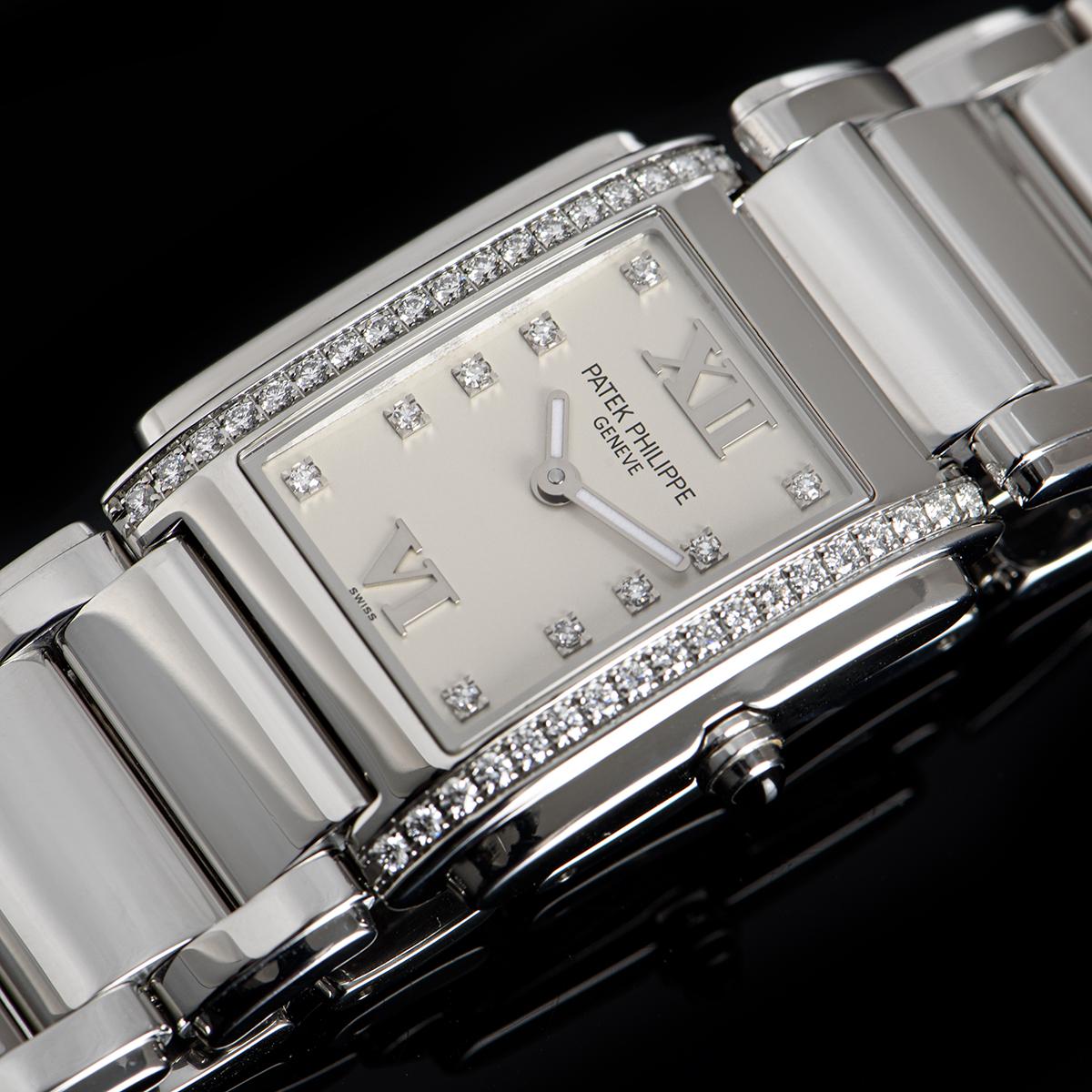 Patek Philippe Diamond Set Stainless Steel Twenty4 4910/10A-011 Watch 2