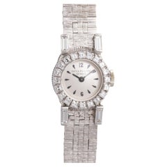 18 Karat Diamant-Weißgold-Armbanduhr von Patek Philippe