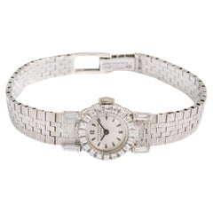 18 Karat Diamant-Weißgold-Armbanduhr von Patek Philippe