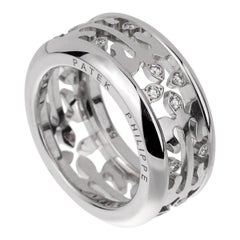 Bague Calatrava en or blanc et diamants Patek Philippe