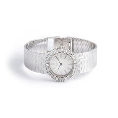 Armbanduhr aus Weißgold mit Diamanten von Patek Philippe, 1970er Jahre
