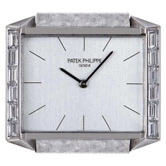 Patek Philippe Dress Watch Vintage Mid-Size 18k White Gold Silver Dial 3506/2