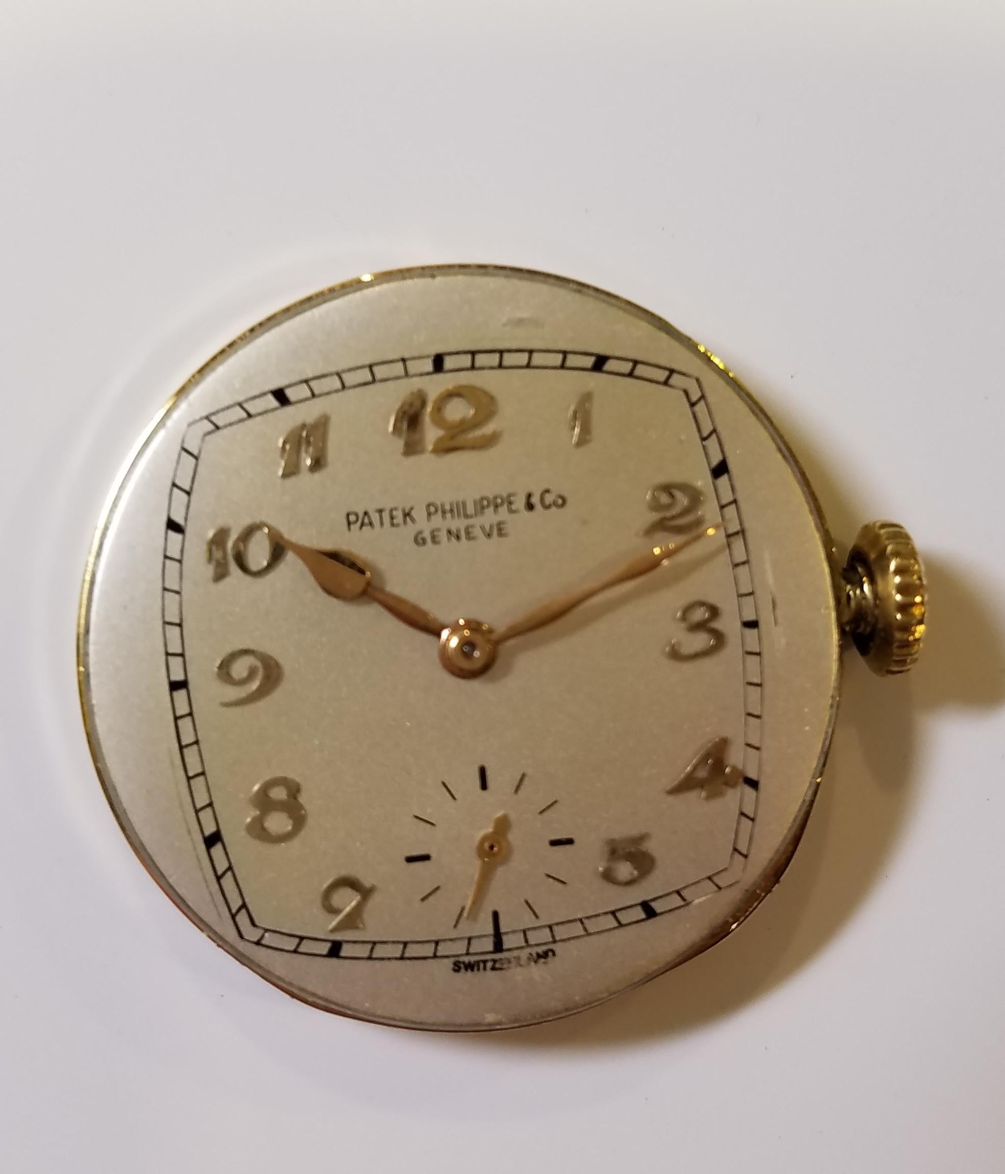 Patek Philippe Early 1920s Art Deco Cushion Watch, circa 1927 1