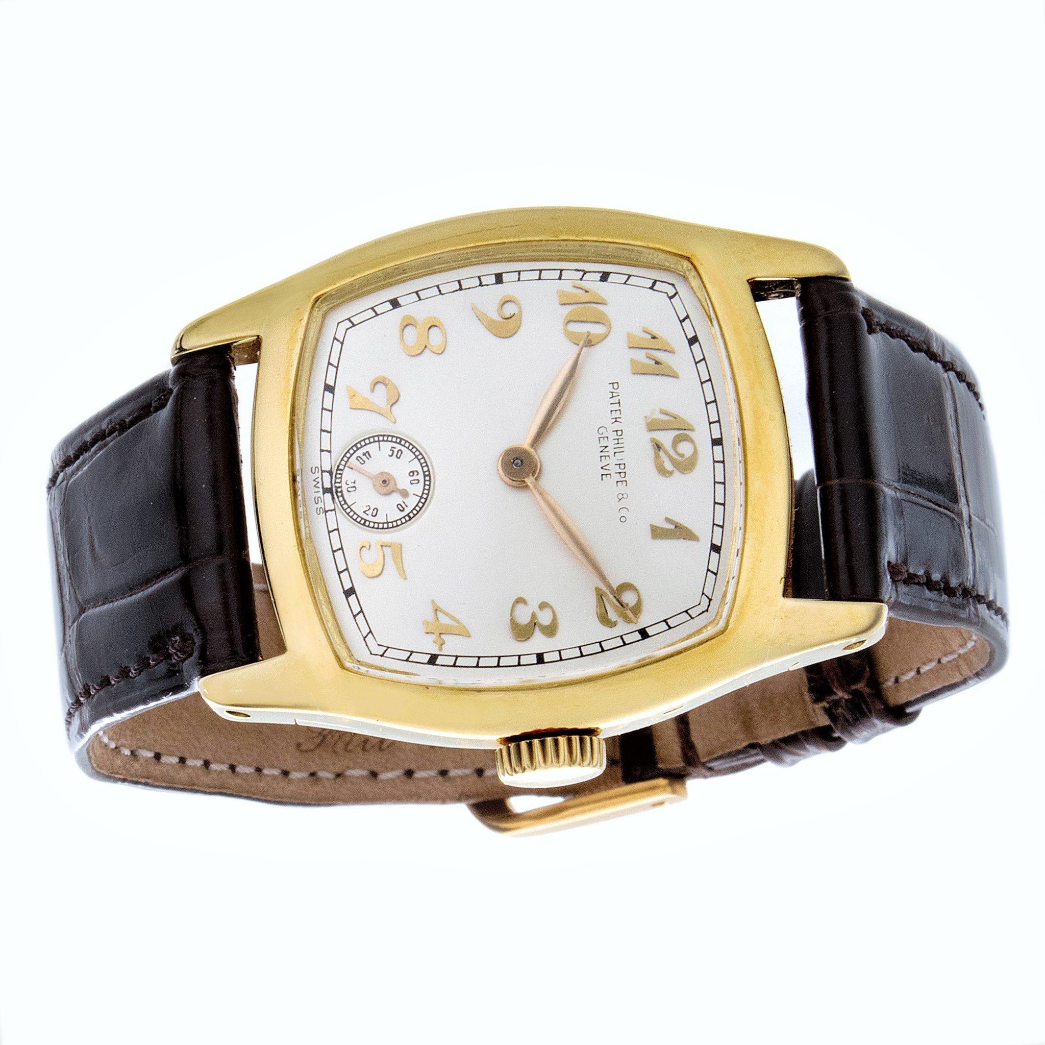 Patek Philippe Early No. 7 Cushion Vintage Uhr, um 1924 5
