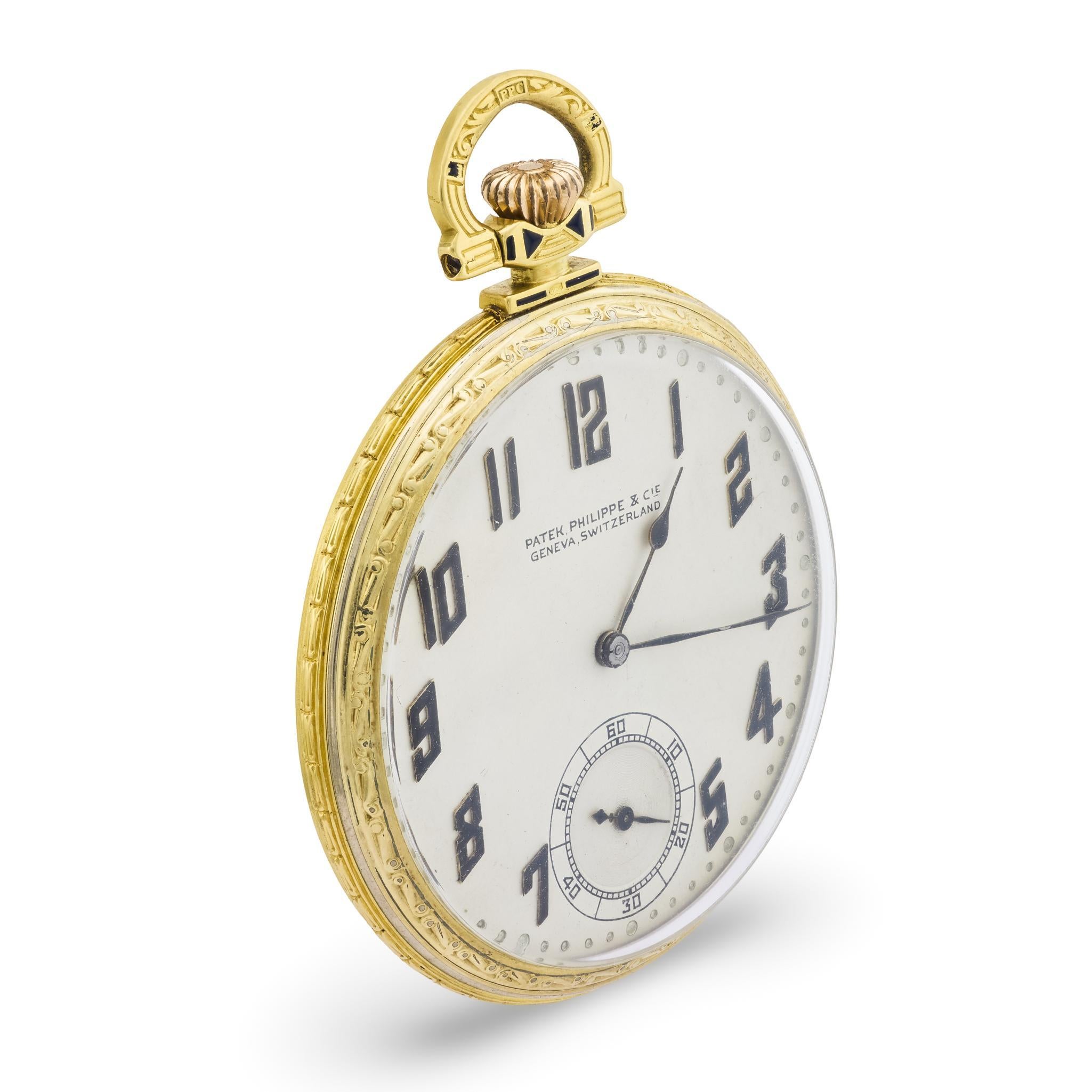 Donna Orologio da tasca Patek Philippe Edwardian in oro giallo 18 carati in vendita