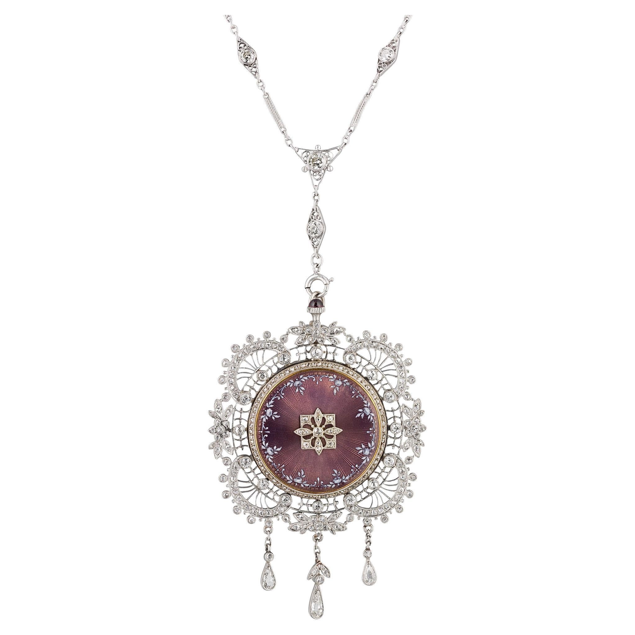 Orologio con ciondolo Patek Philippe Edwardian