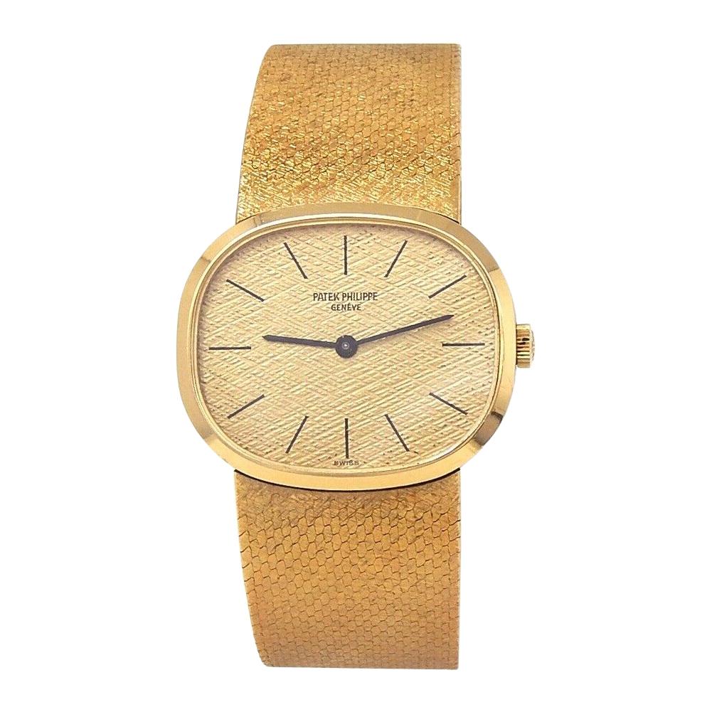 Patek Philippe Ellipse 18 Karat Yellow Gold Men's Watch Manual 3545/2 For Sale