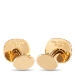 Patek Philippe Ellipse 18K Yellow Gold Cufflinks