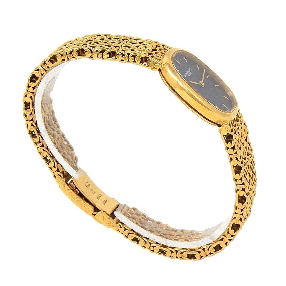Patek Philippe Ellipse 18 Karat Yellow Gold Quartz Men's Watch 4764/001 In Excellent Condition For Sale In New York, NY