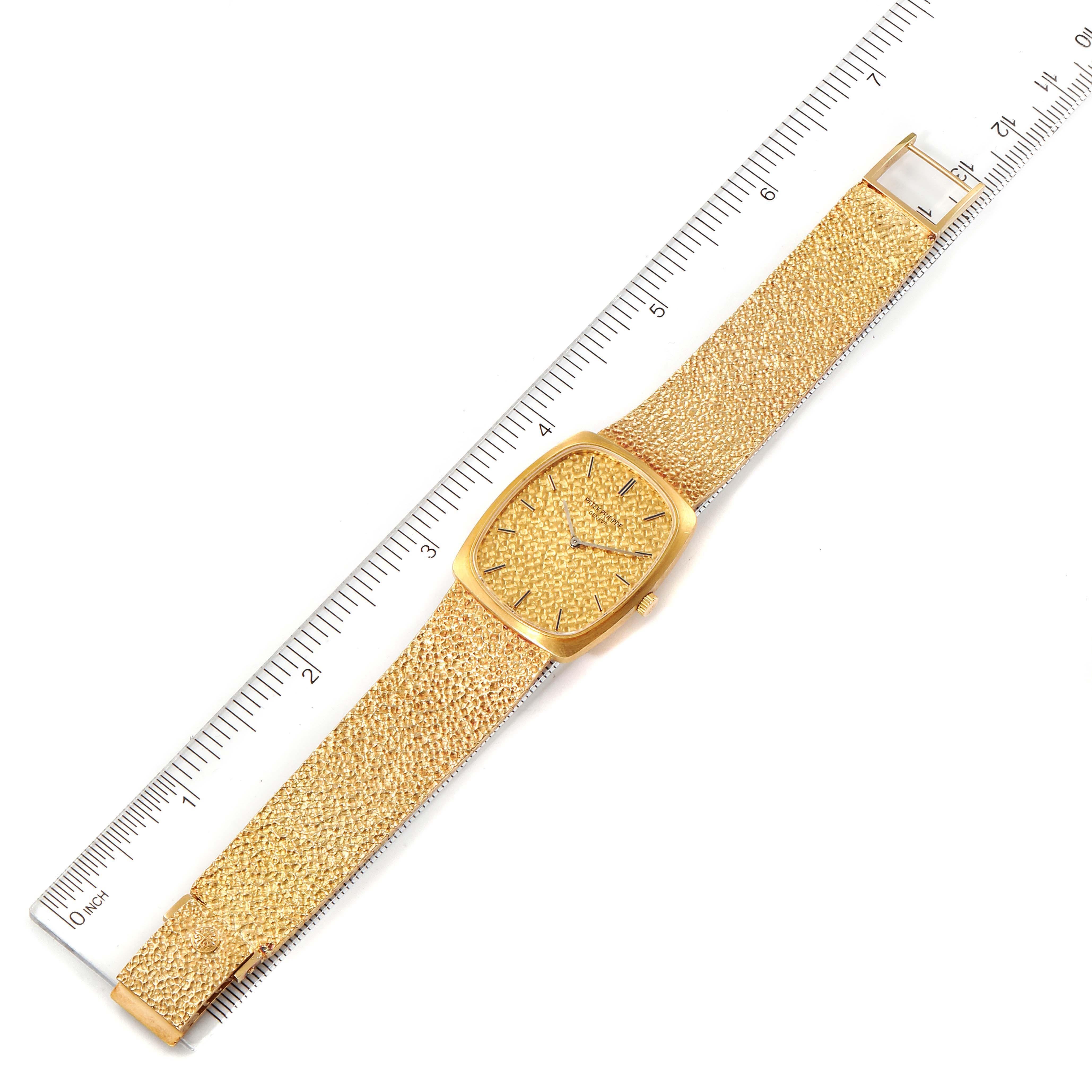 Patek Philippe Ellipse 18k Yellow Gold Vintage Mens Watch 3567 6
