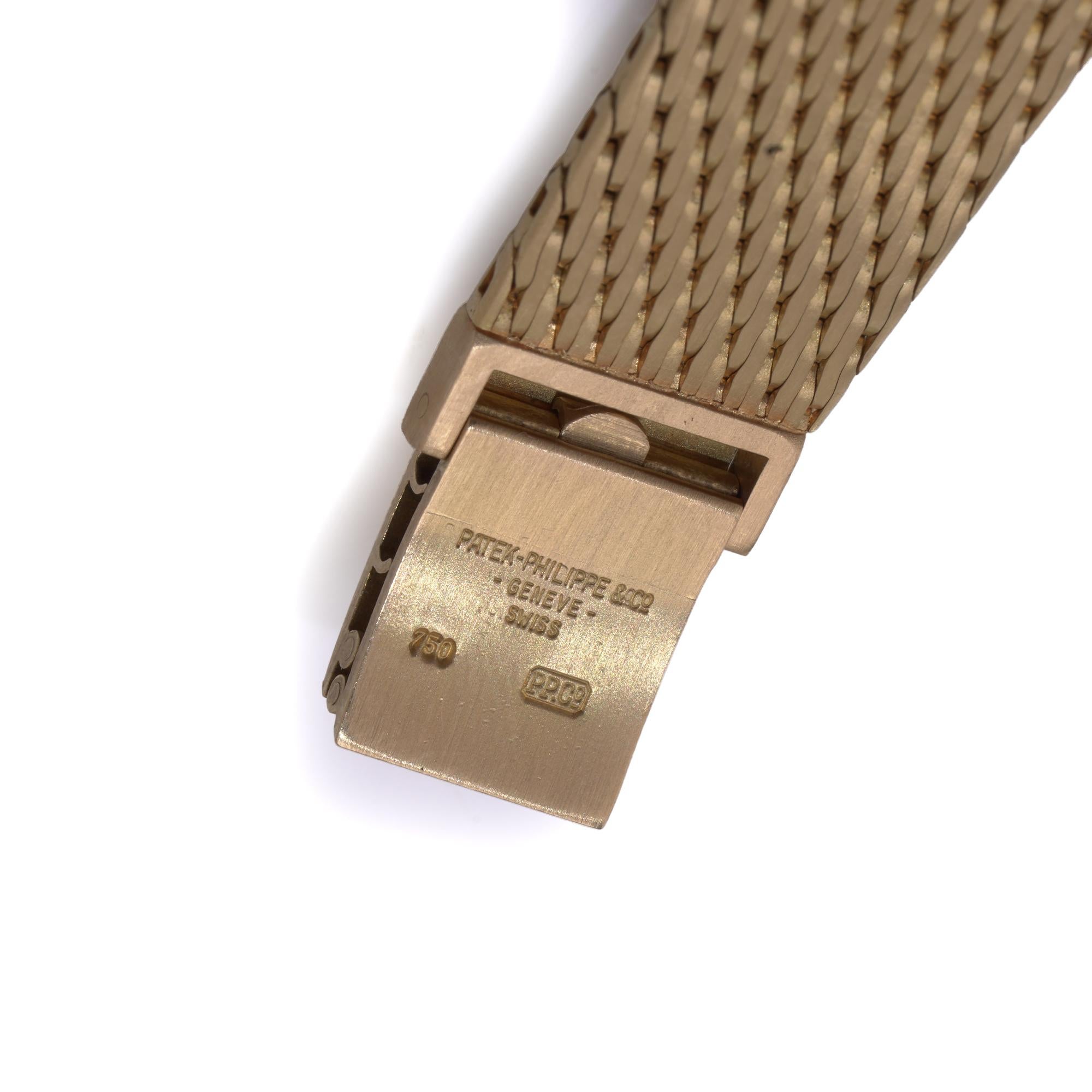 Patek Philippe Ellipse 18KT Gold Ref. 3548 (1970s) im Angebot 8