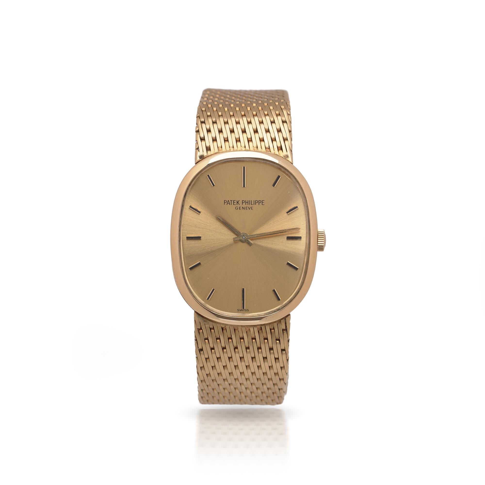 Patek Philippe Ellipse 18KT Gold Ref. 3548 (1970s) im Angebot 2