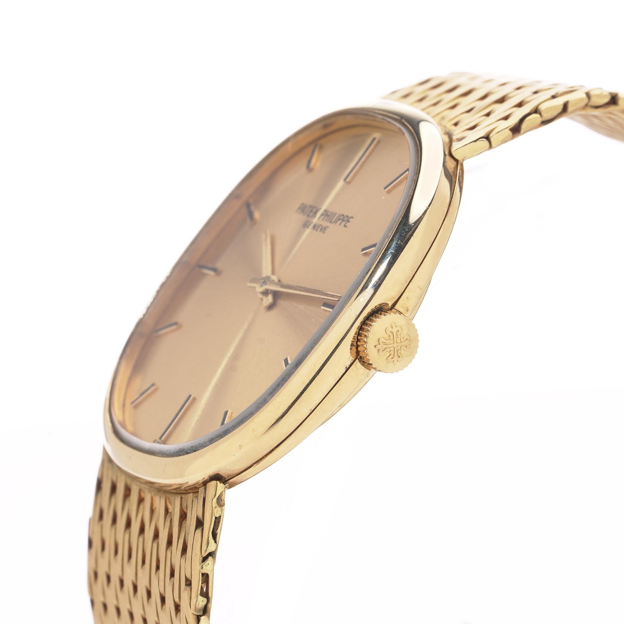 Patek Philippe Ellipse 18KT Gold Ref. 3548 (1970s) im Angebot 3