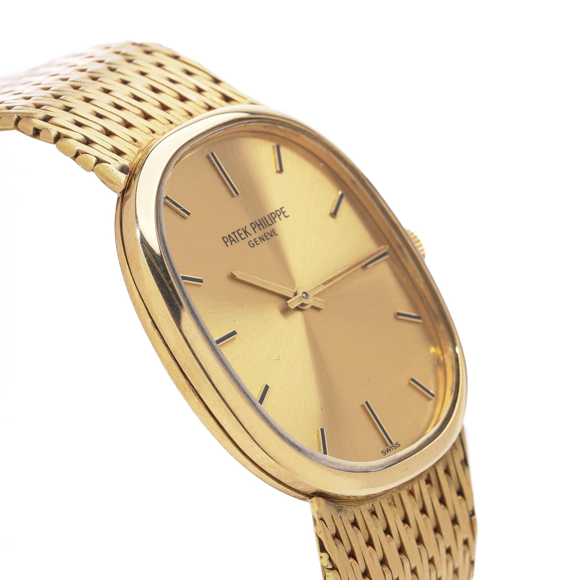 Patek Philippe Ellipse 18KT Gold Ref. 3548 (1970s) im Angebot 4