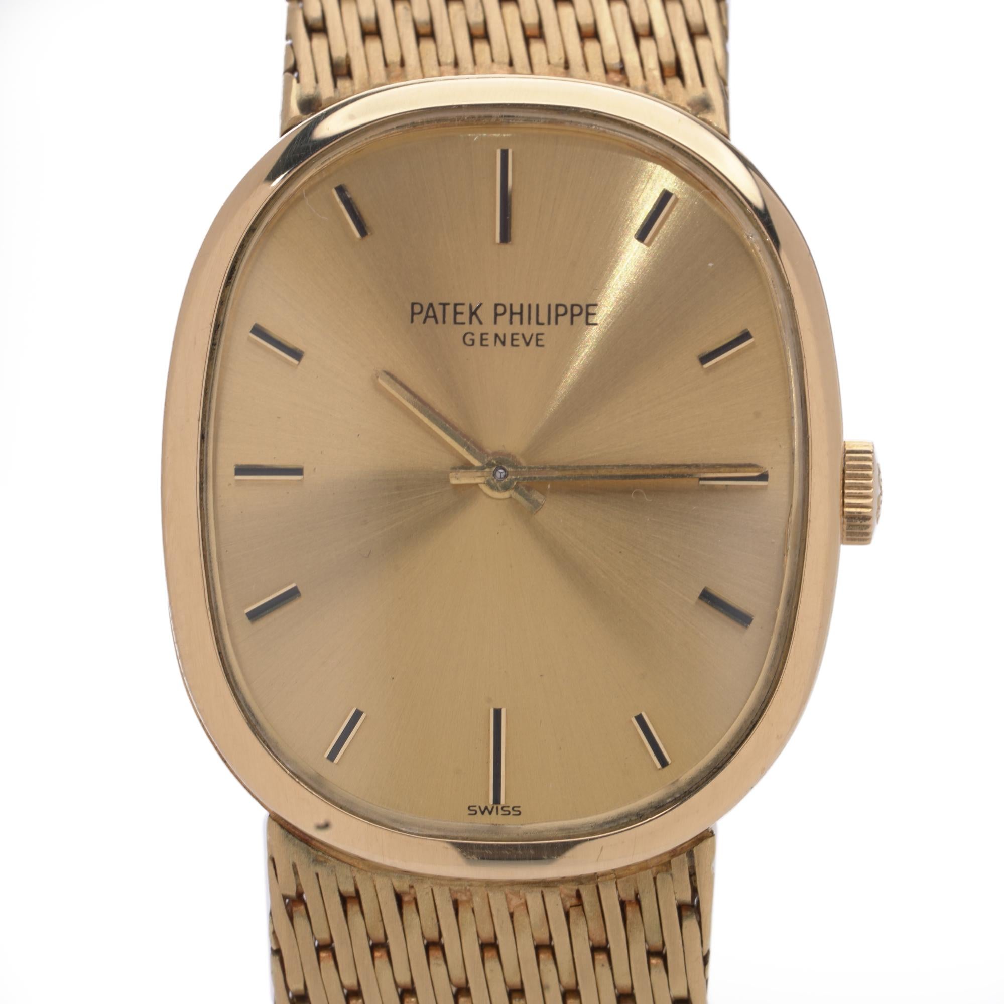 Patek Philippe Ellipse 18KT Gold Ref. 3548 (1970s) im Angebot 5