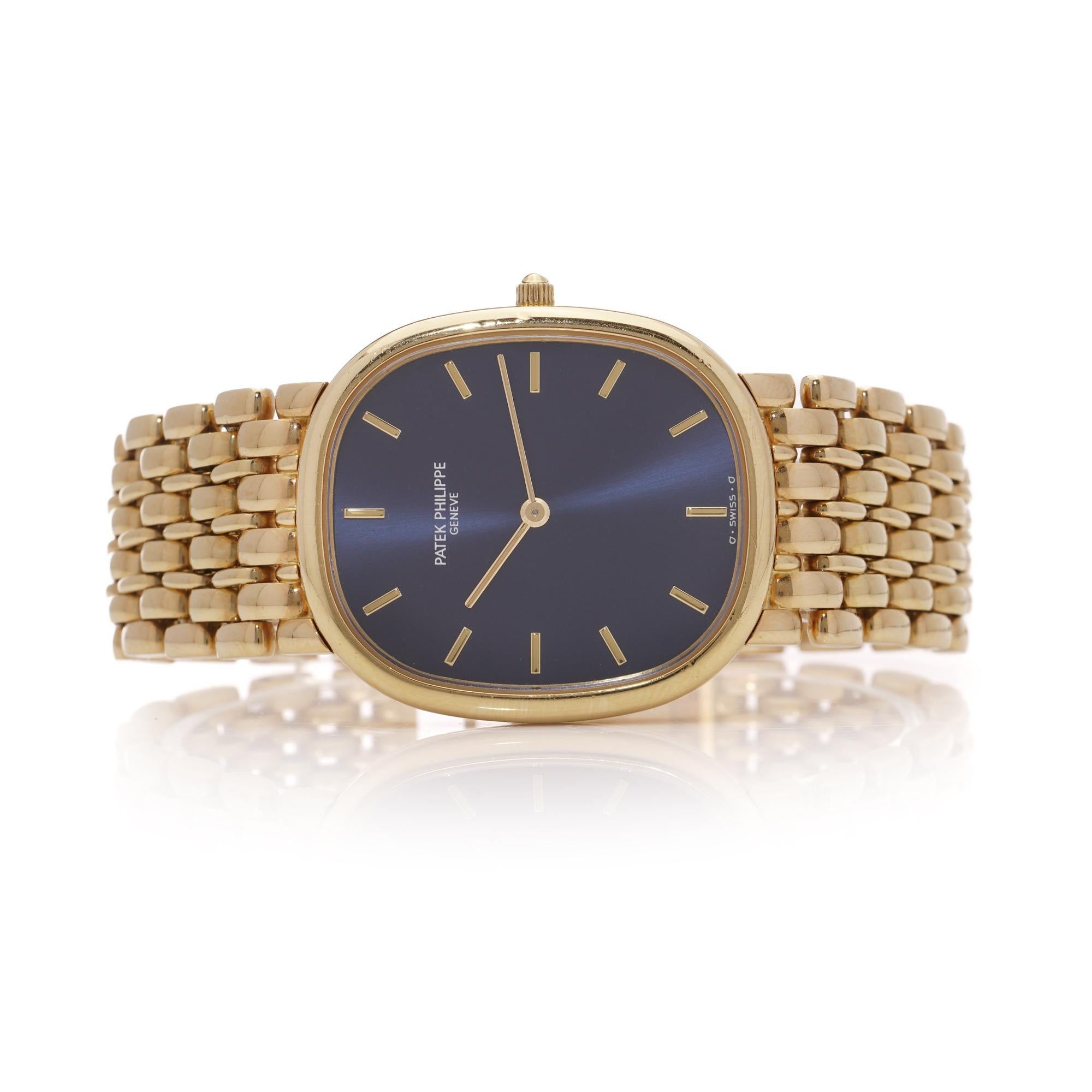 Patek Philippe Ellipse 18KT Yellow Gold. 3738/122 with papers. For Sale 5