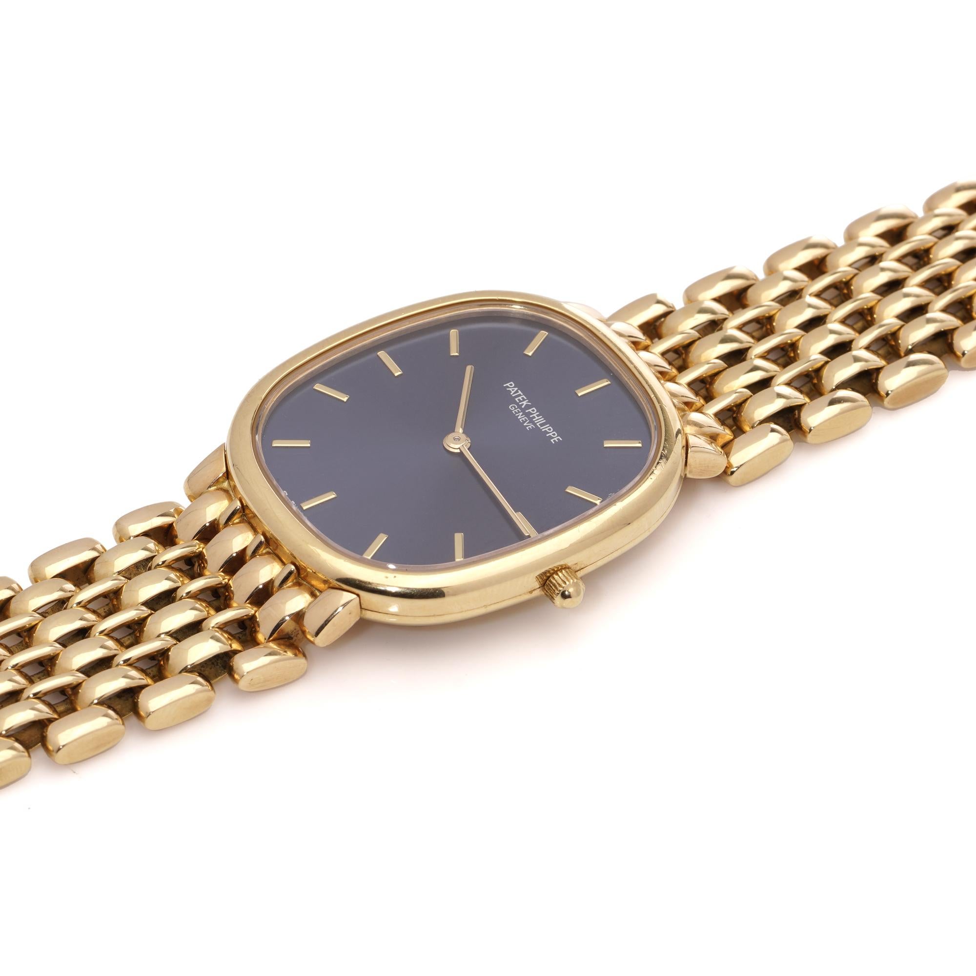 Patek Philippe Ellipse 18KT Yellow Gold. 3738/122 with papers. For Sale 9