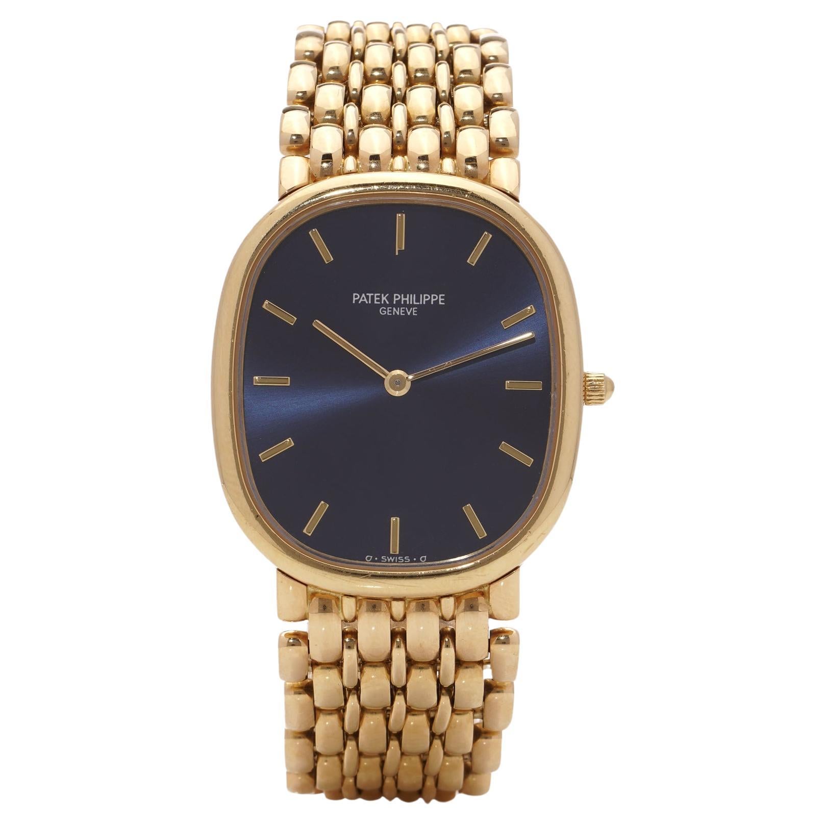Patek Philippe Ellipse 18KT Yellow Gold. 3738/122 with papers. For Sale