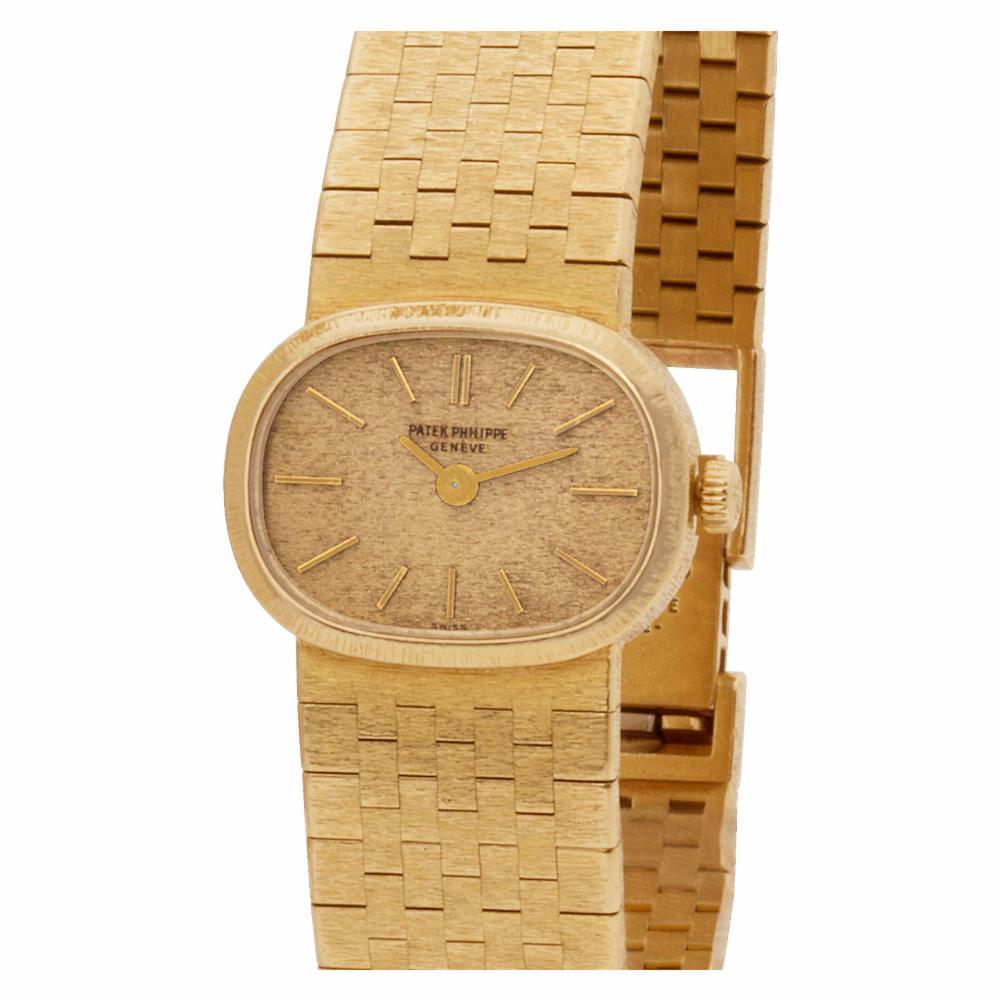 Patek Philippe Ellipse 3373, Gold Dial, Certified and Warranty 3